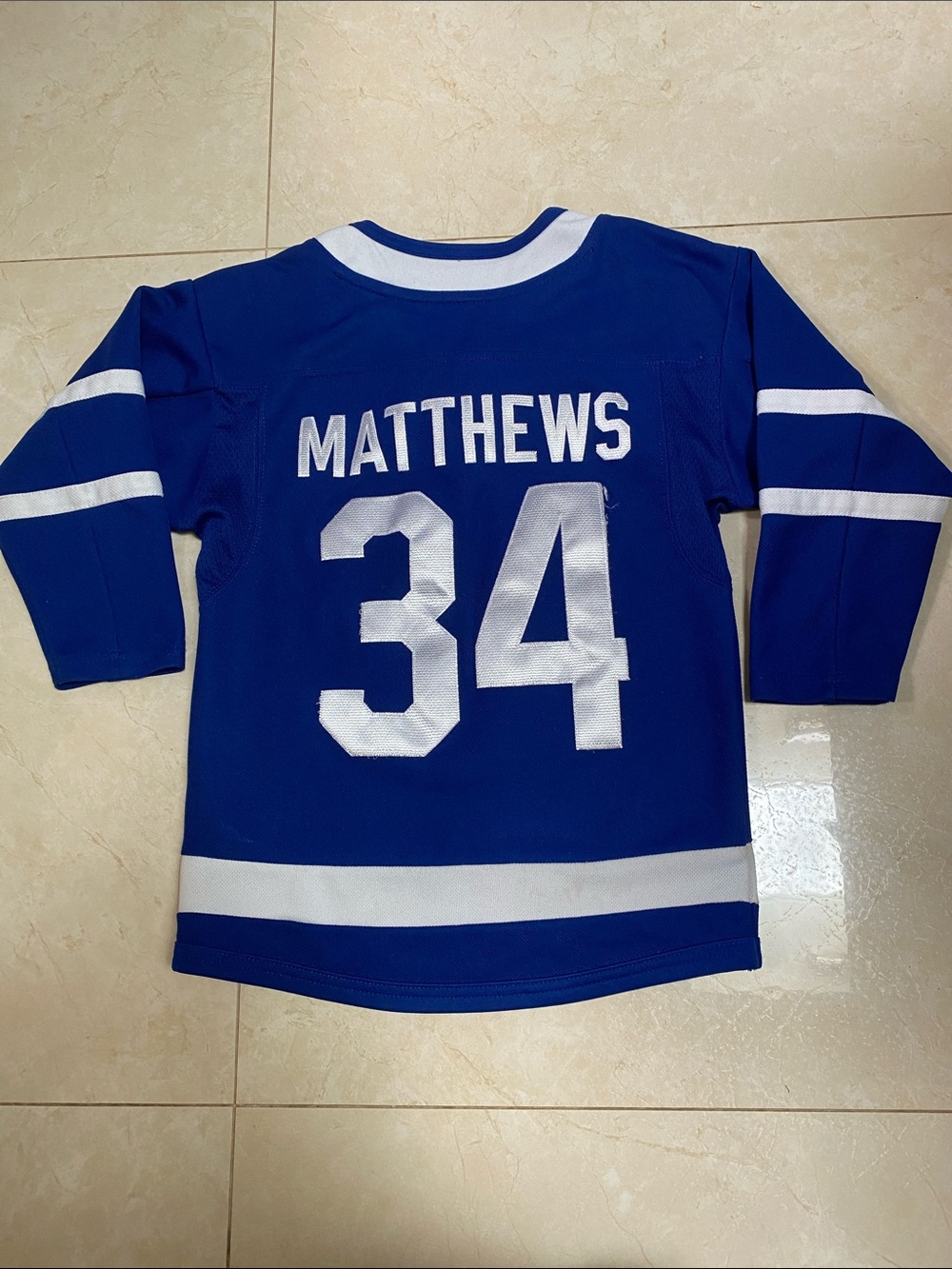 Austin Matthews Stitched Jersey Toronto Maple Leafs Youth 5/6